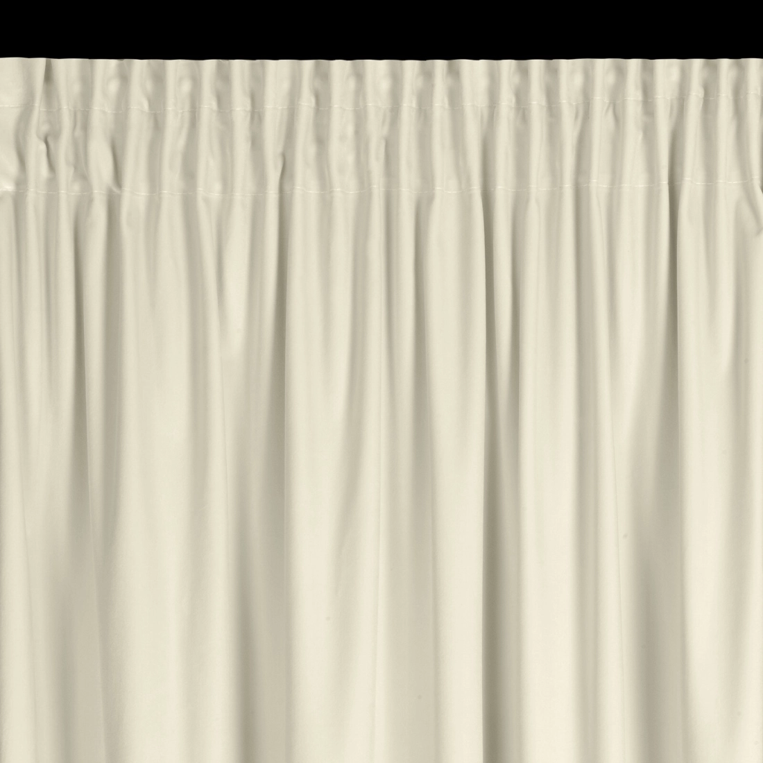 Záves 140x300 cm zamatový krémový na riasiacu pásku ANTARA