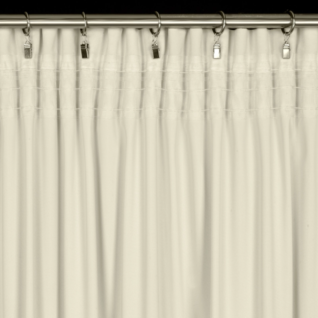 Záves 140x300 cm zamatový krémový na riasiacu pásku ANTARA