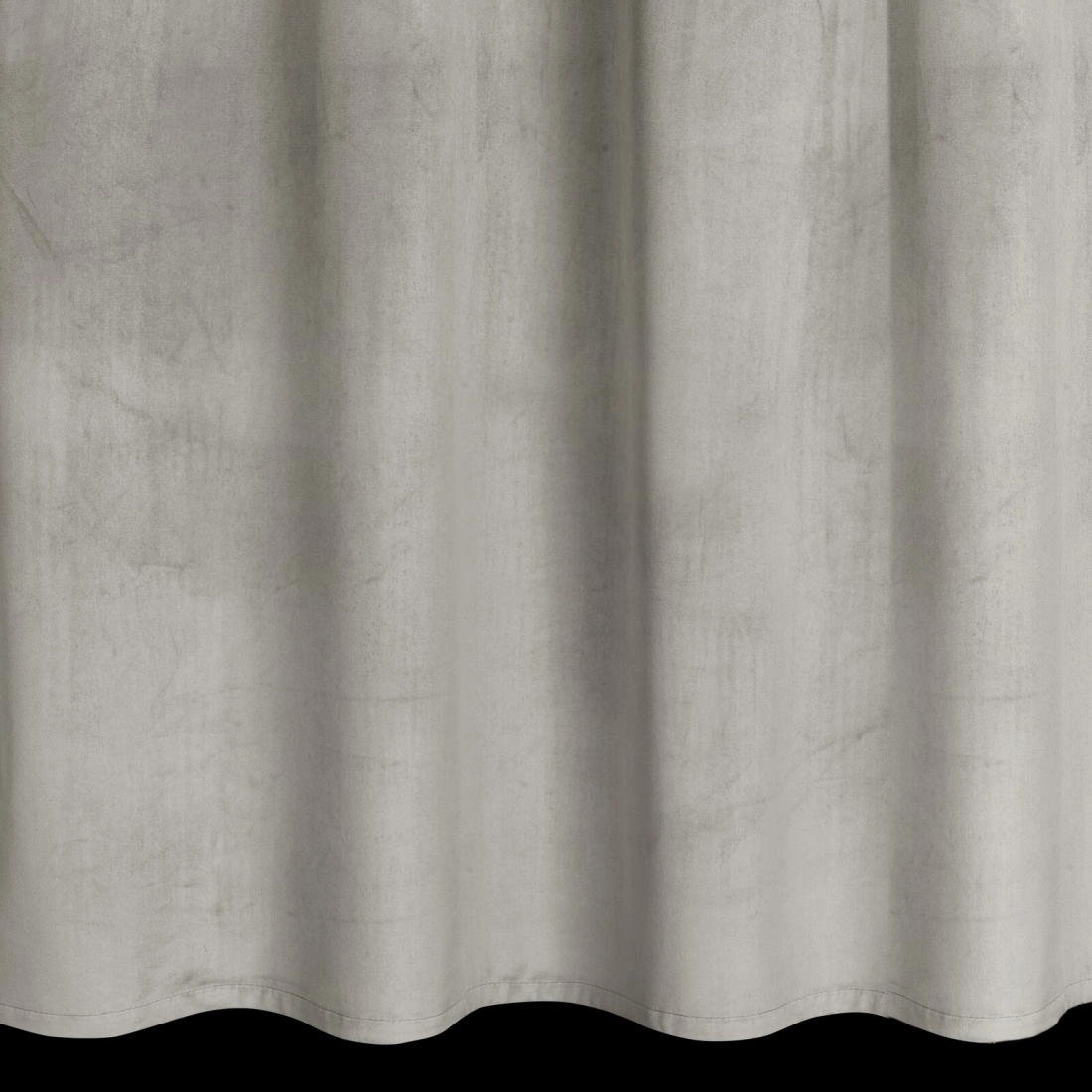 Sametový závěs 140x300 cm popelavý na řasicí pásku ANTARA