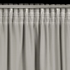 Sametový závěs 140x300 cm popelavý na řasicí pásku ANTARA