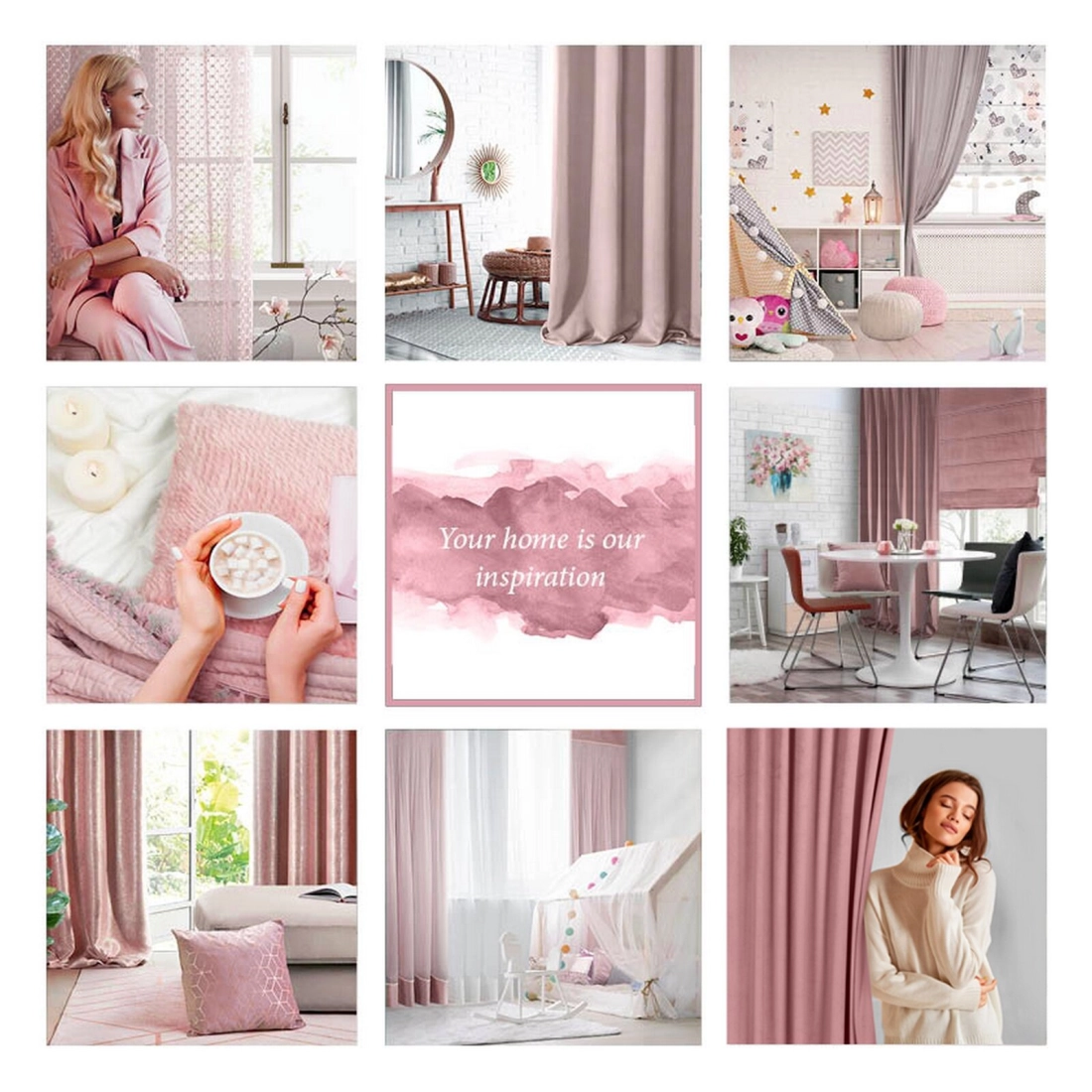 Záves 140x300 cm zamatový ružový na riasiacu pásku MADLEN