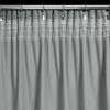 Závěs 140x300 cm sametový světle šedý na řasící pásku ANTARA