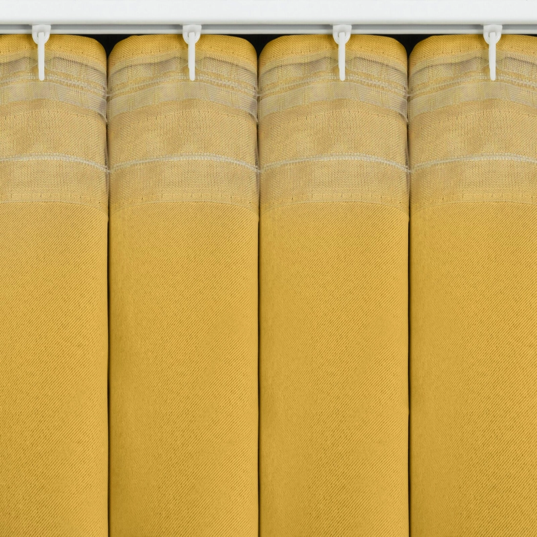 Záves 140x300 cm zatemňujúci horčicový na riasiacu pásku MILAN