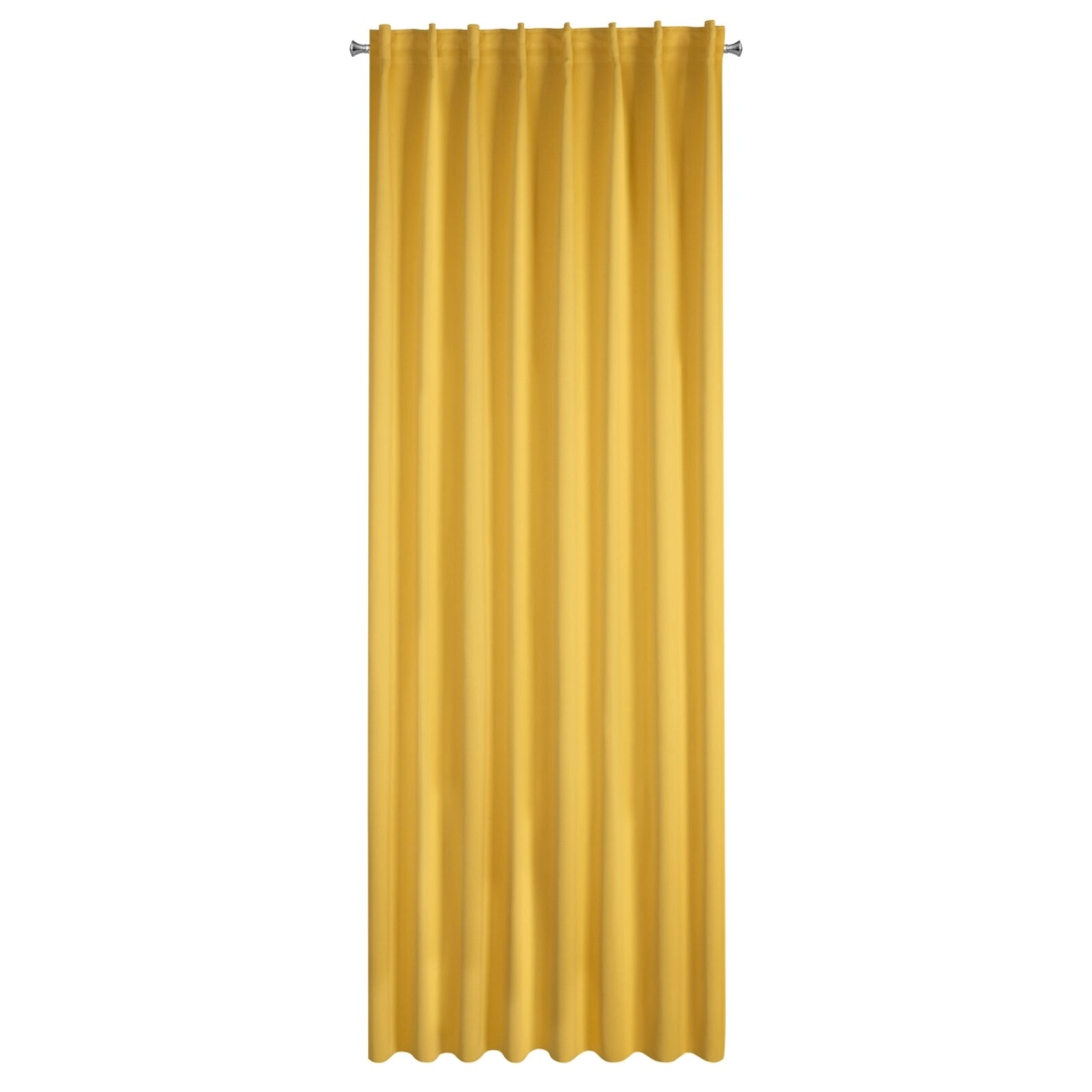 Záves 140x300 cm zatemňujúci horčicový na riasiacu pásku MILAN
