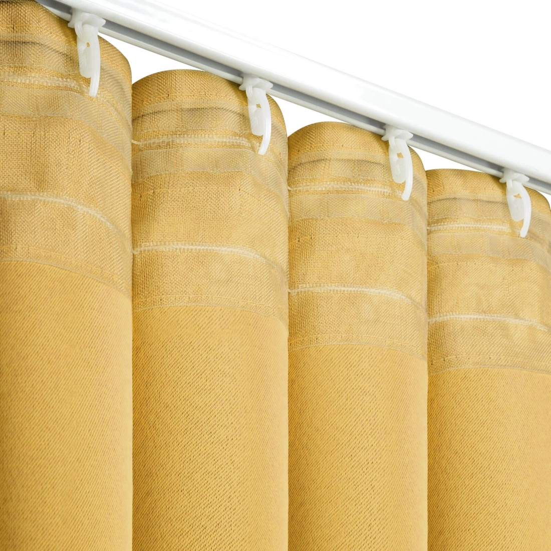 Záves 140x300 cm zatemňujúci horčicový na riasiacu pásku MILAN
