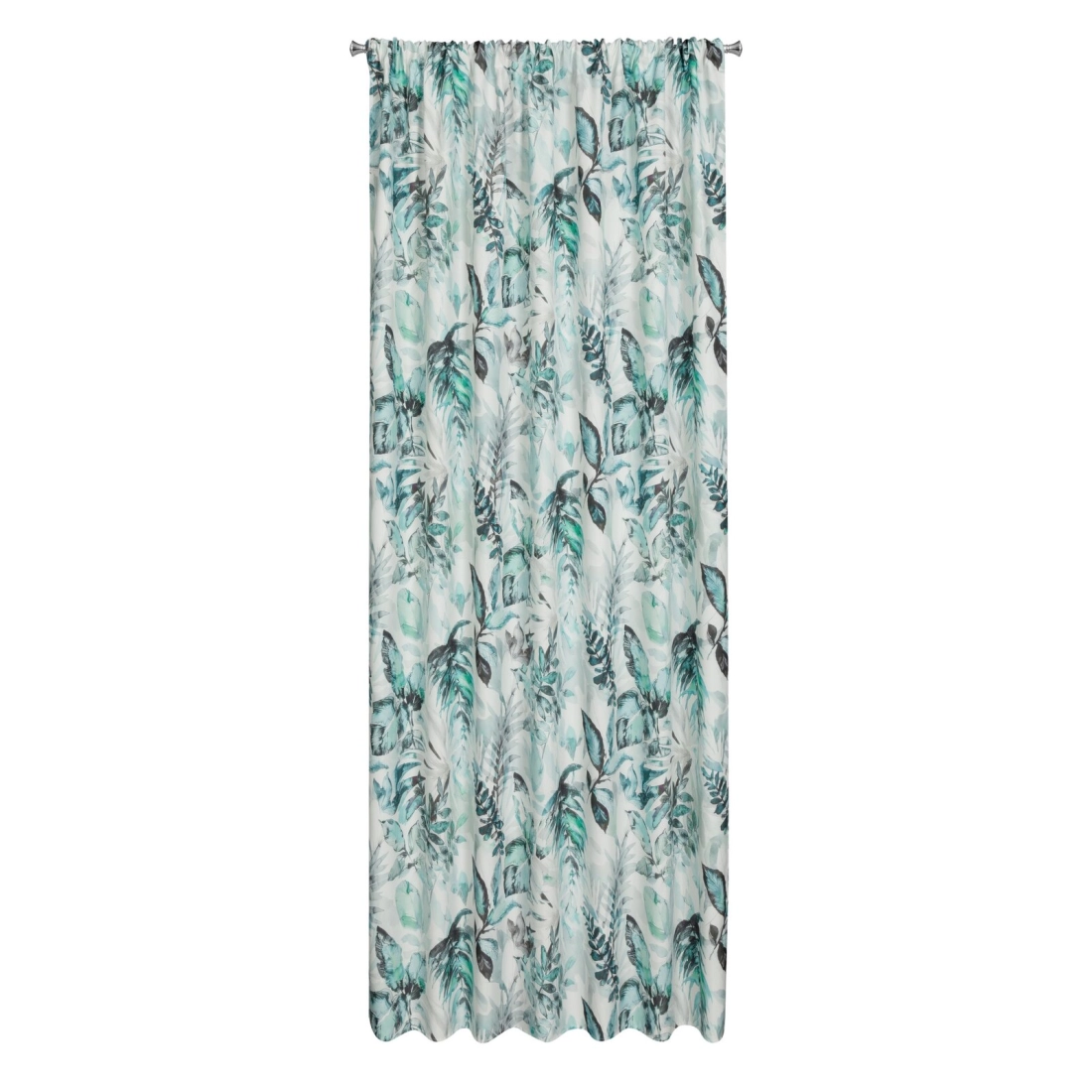 Záves 155x200 cm polyestr vodoodolný bielo-zelený na tunel GARDEN 2