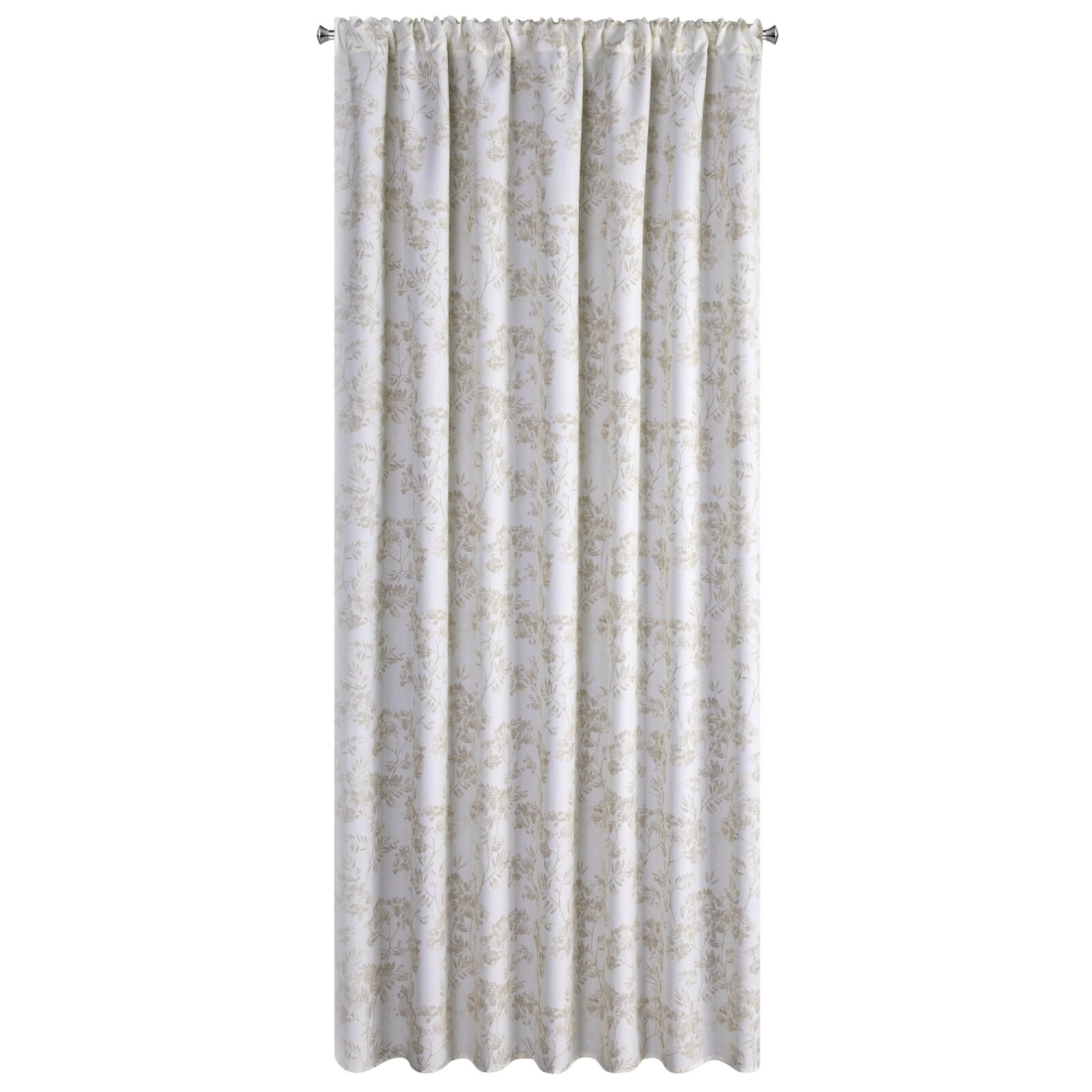 Závěs 155x200 cm voděodolný matný polyester krémově pudrový na tunel GARDEN