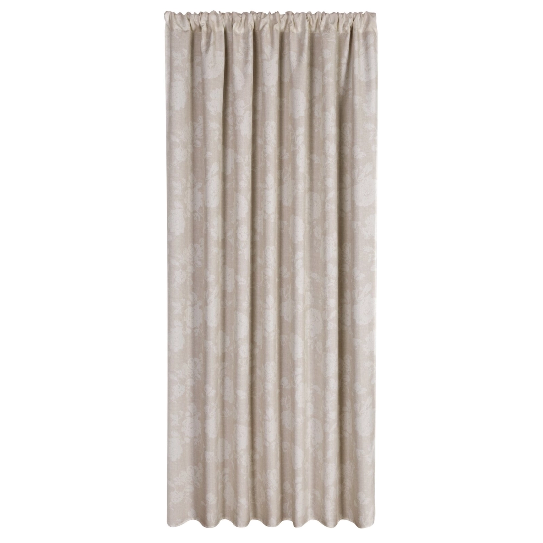 Voděodolný matný závěs 155x200 cm z polyesteru v pudrově krémové barvě na tunel GARDEN