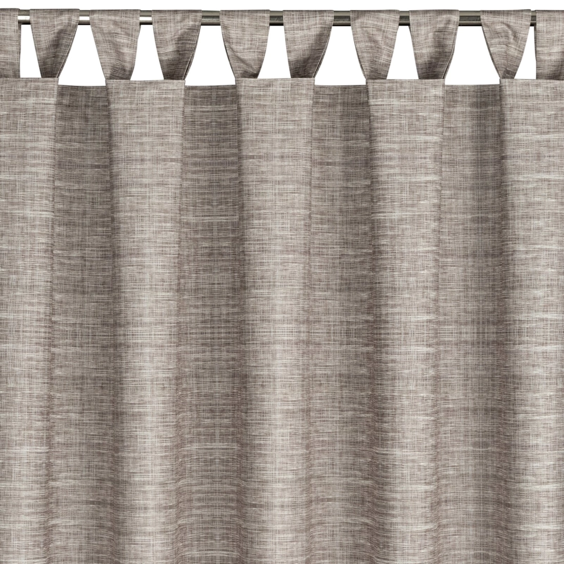 Záves 155x200 cm vodoodolný polyester hnedý krémový GARDEN