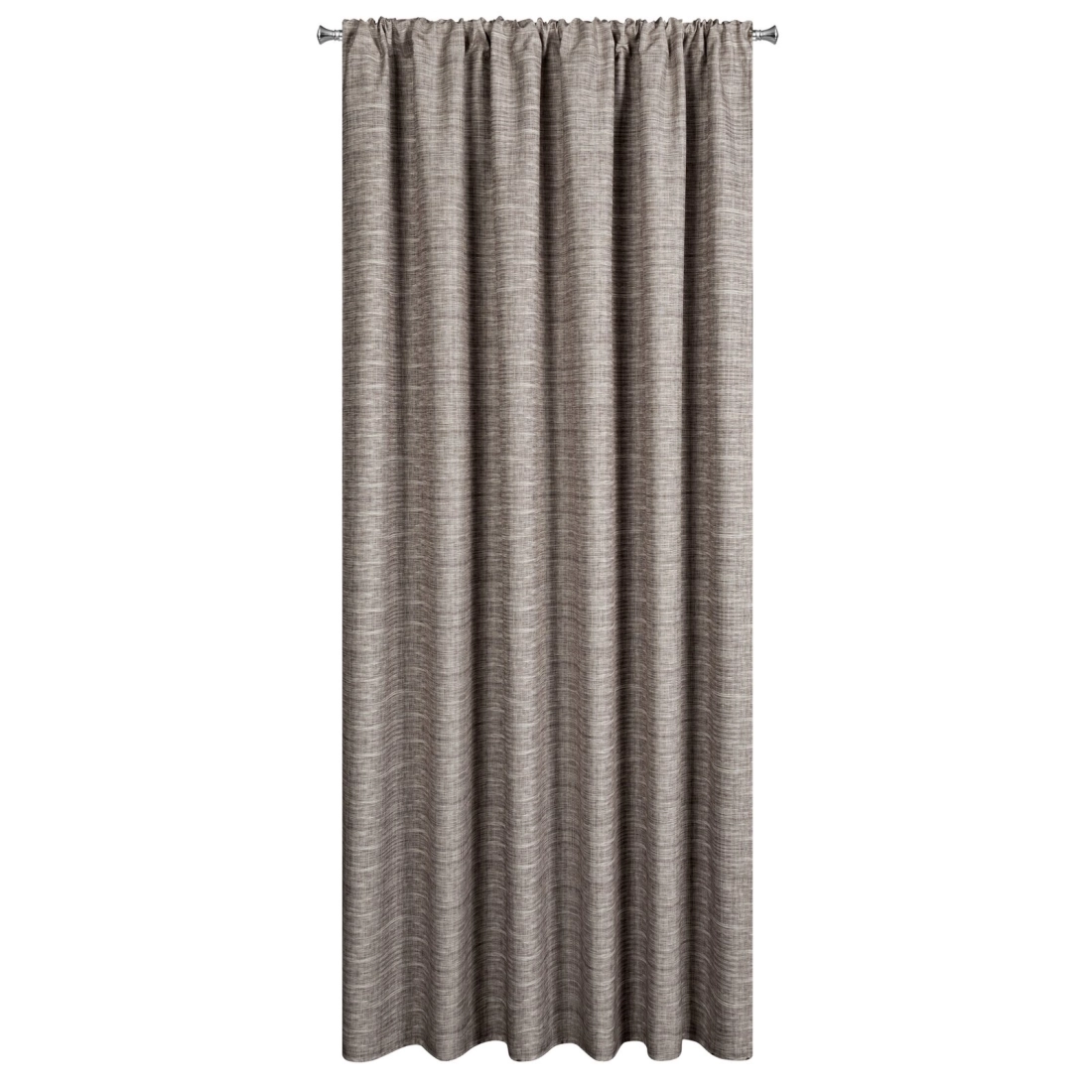 Voděodolný závěs 155x200 cm z polyesteru hnědý krémový na tunel GARDEN