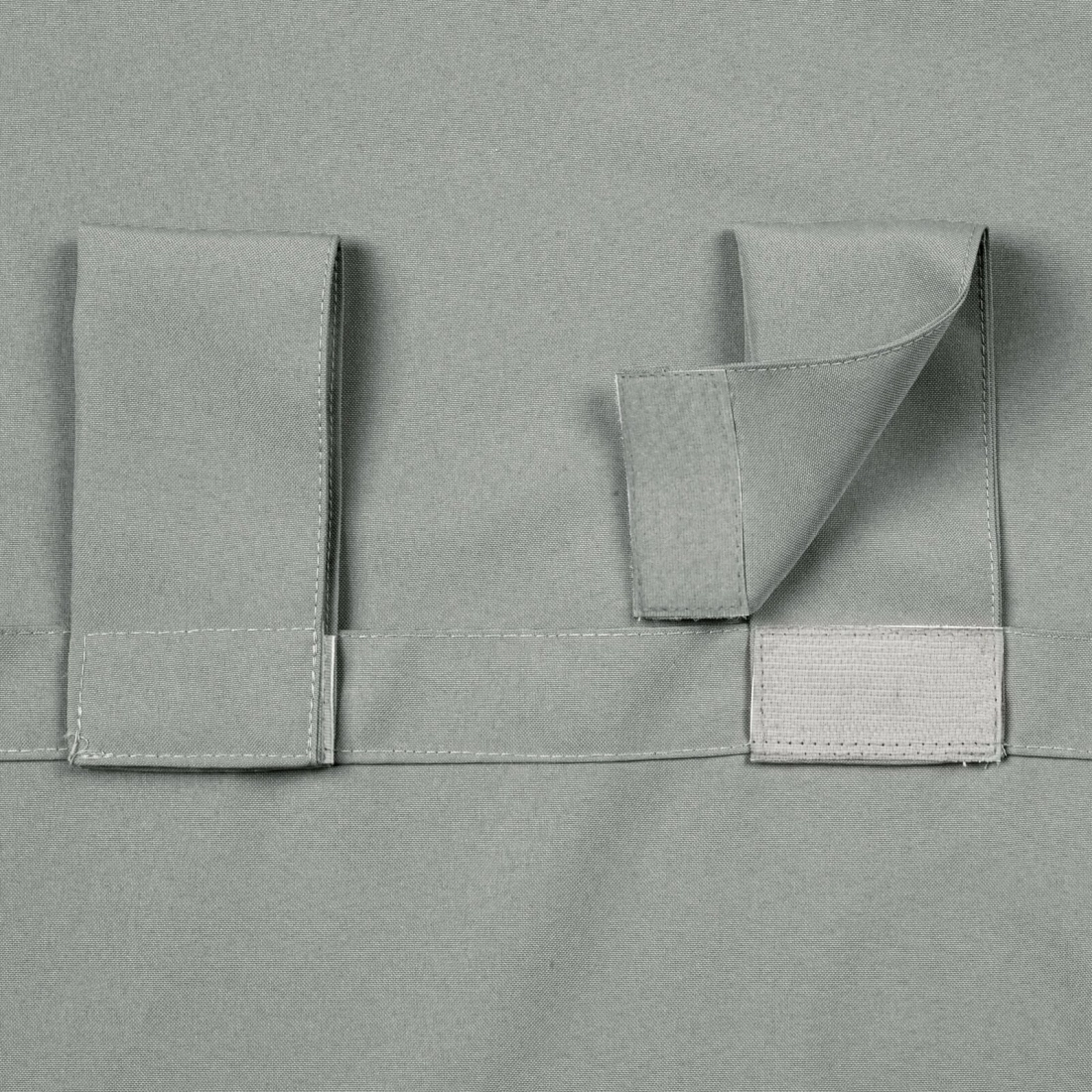 Voděodolný stříbrný závěs 155x200 cm z polyesteru GARDEN