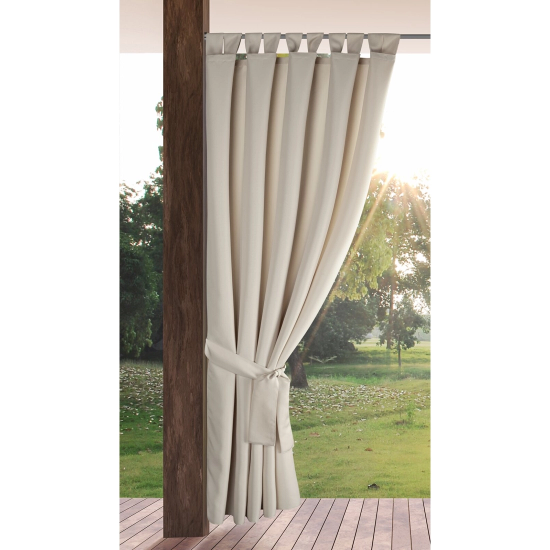 Závěs 155x220 cm béžový GARDEN 2