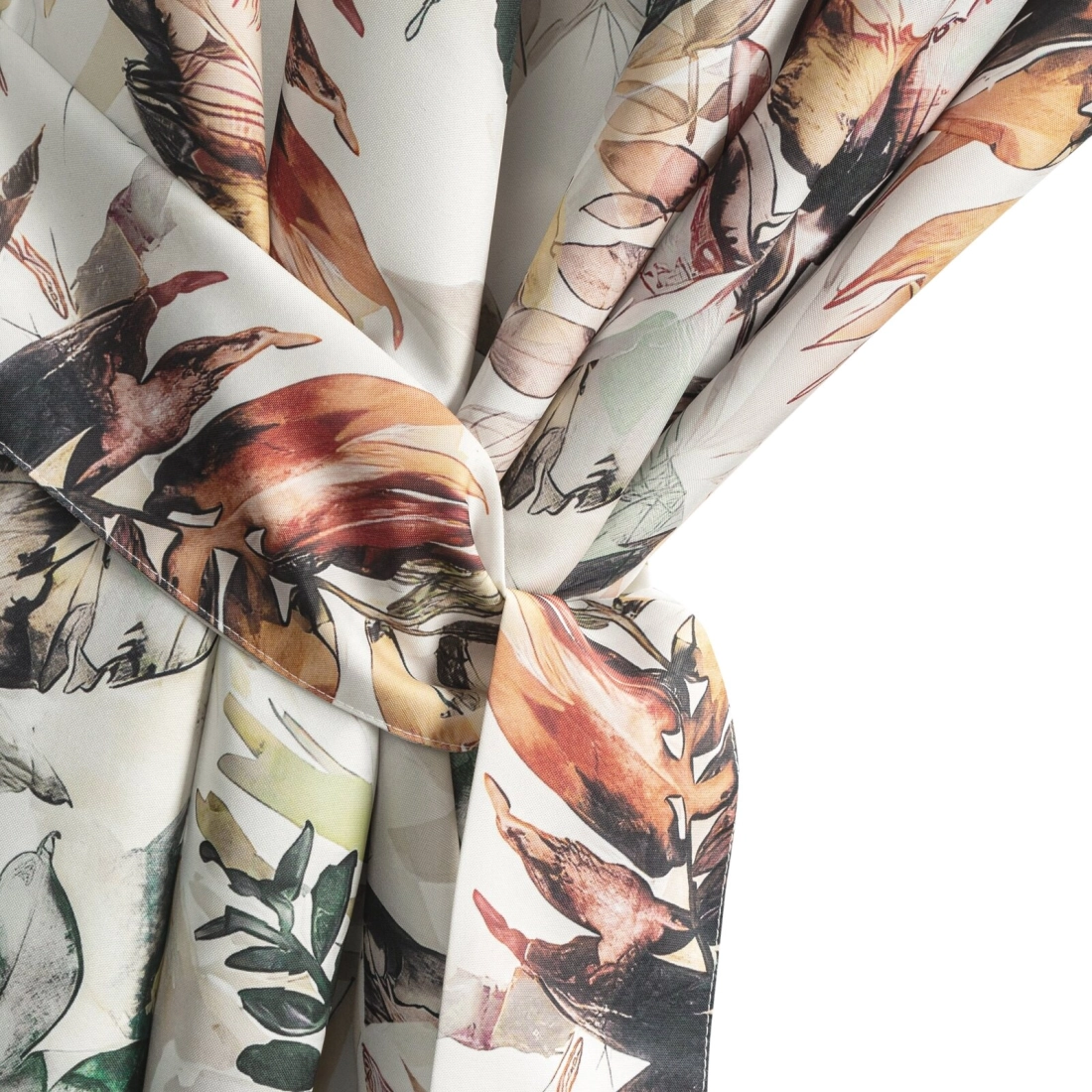 Záves 155x220 cm vodoodolný bielo-ocelový GARDEN 2