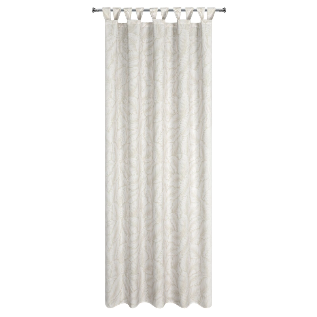 Záves 155x220 cm vodoodolný matný polyester bielo béžový GARDEN
