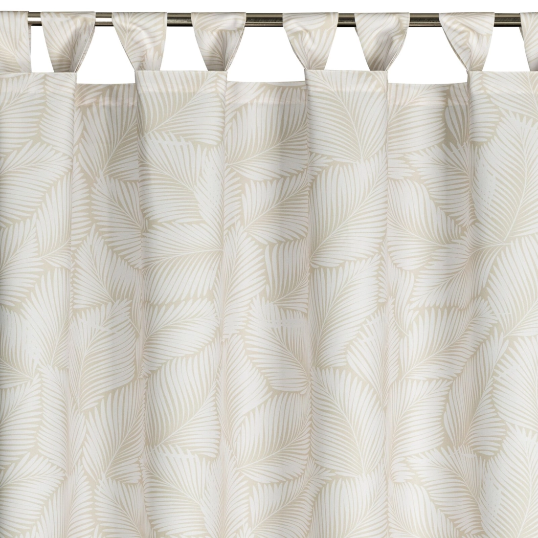 Záves 155x220 cm vodoodolný matný polyester bielo béžový GARDEN