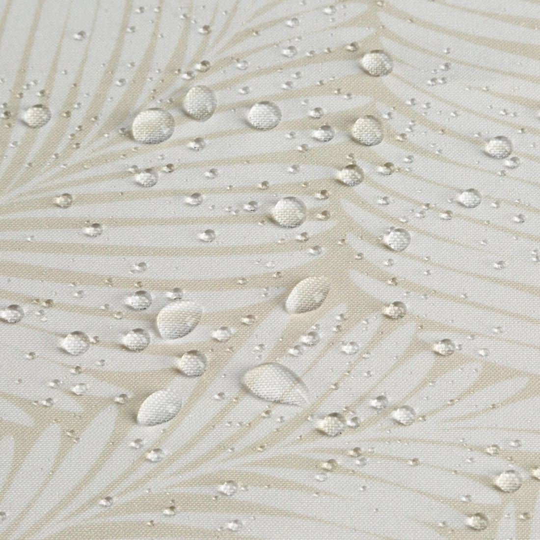 Záves 155x220 cm vodoodolný matný polyester bielo béžový GARDEN