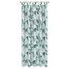 Záves 155x220 cm vodoodolný matný polyester bielo zelený GARDEN 2