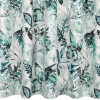 Záves 155x220 cm vodoodolný matný polyester bielo zelený GARDEN 2