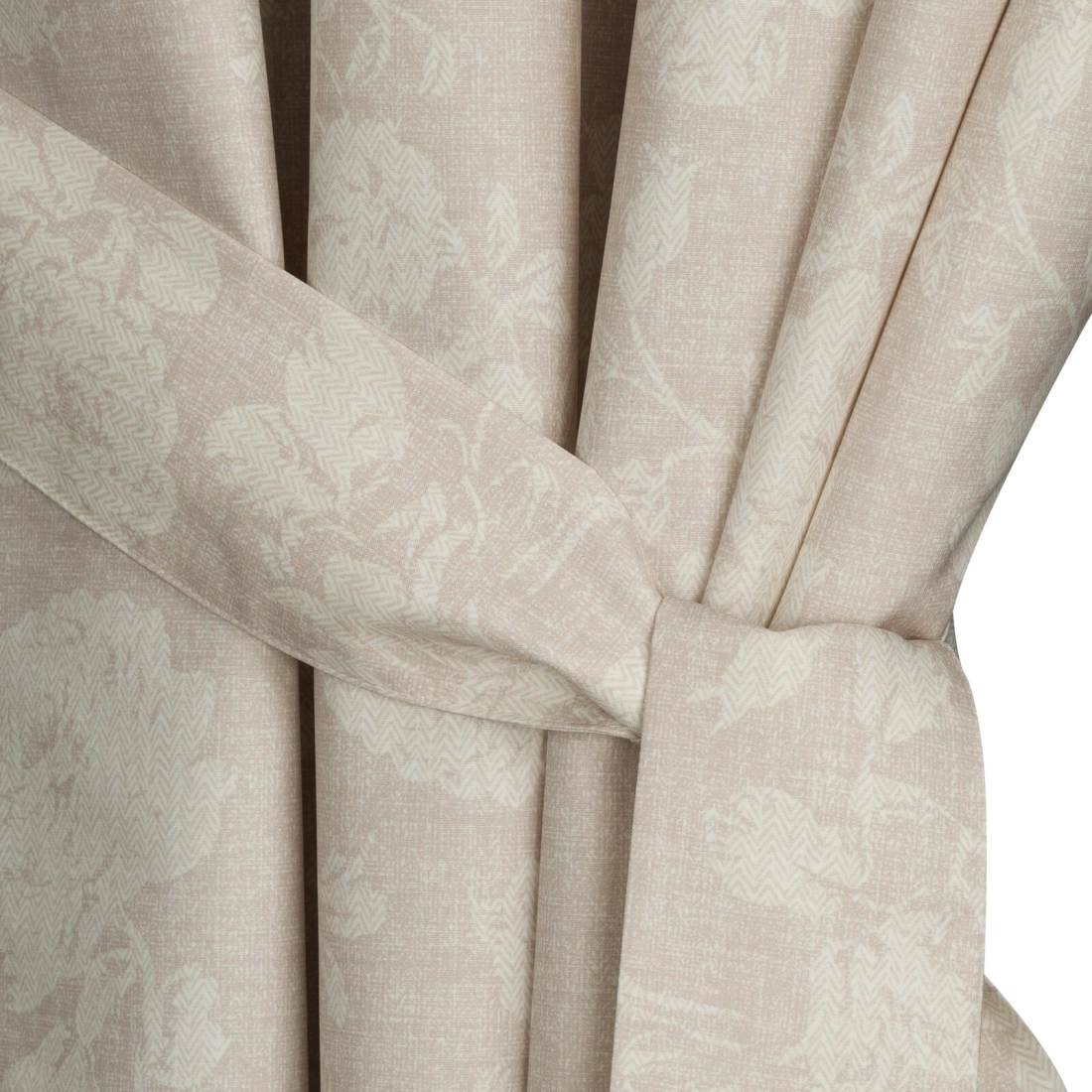 Voděodolný matný závěs 155x220 cm z polyesteru v pudrově krémové barvě GARDEN