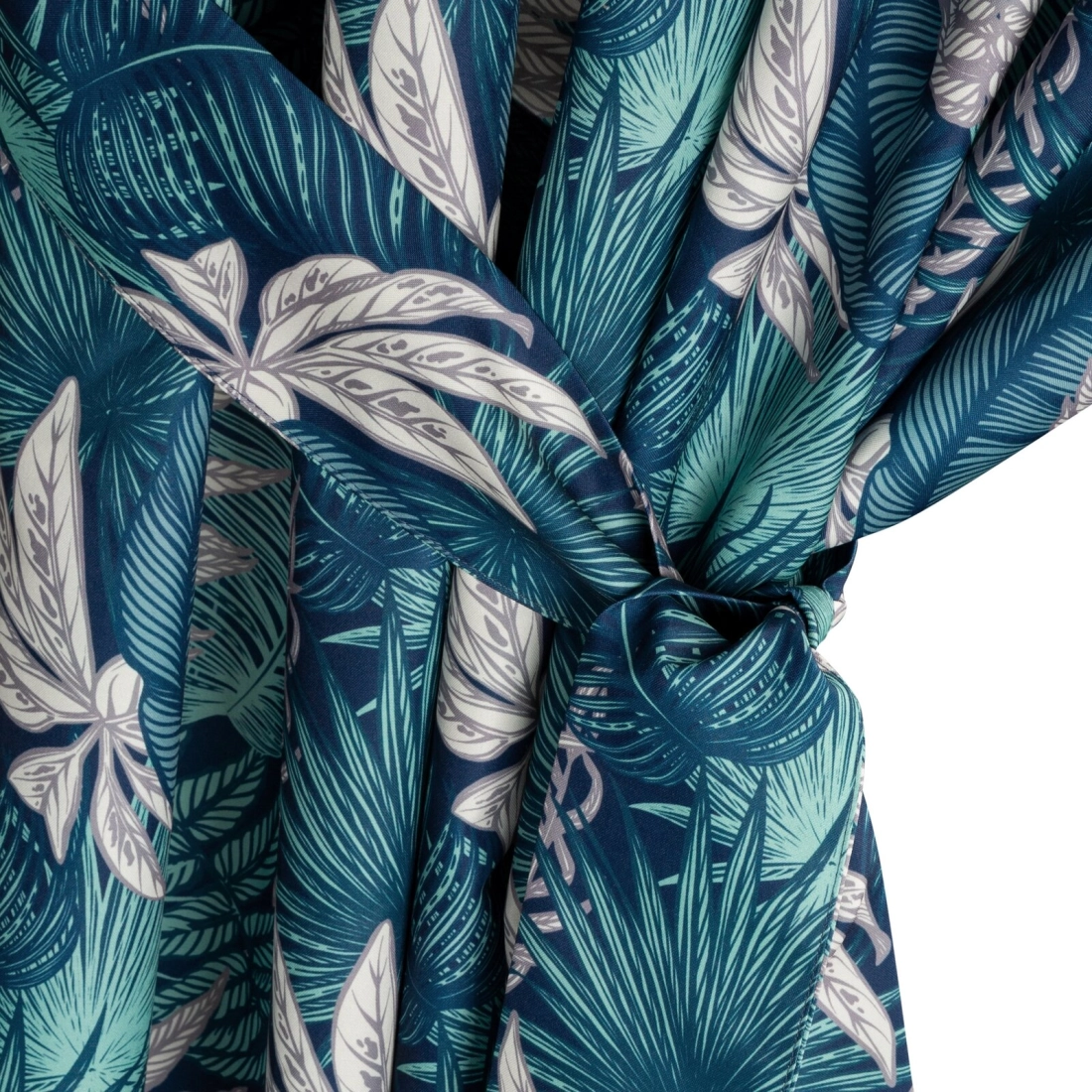 Záves 155x220 cm vodoodolný matný polyester tyrkysový, mätový GARDEN