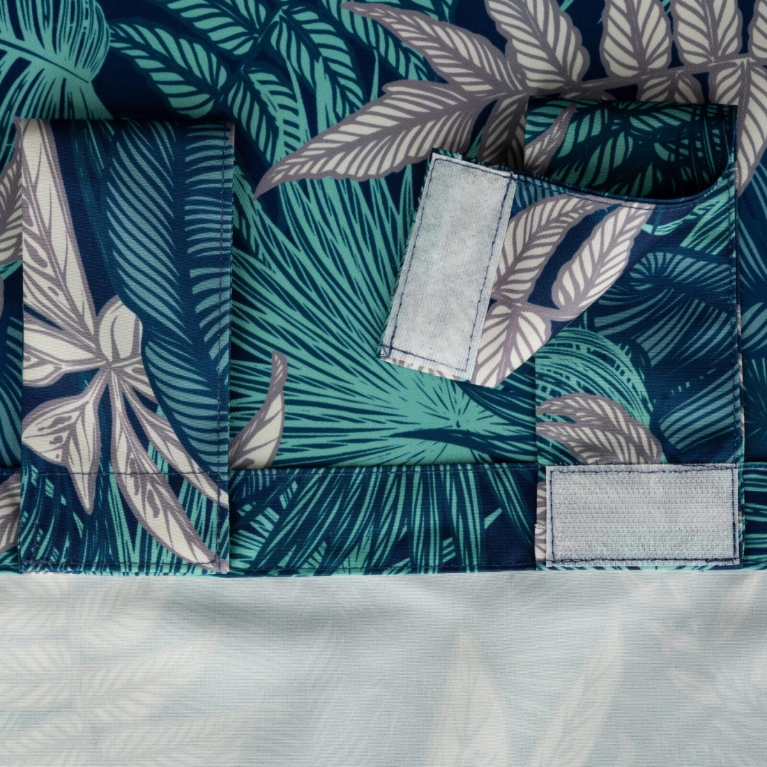 Záves 155x220 cm vodoodolný matný polyester tyrkysový, mätový GARDEN