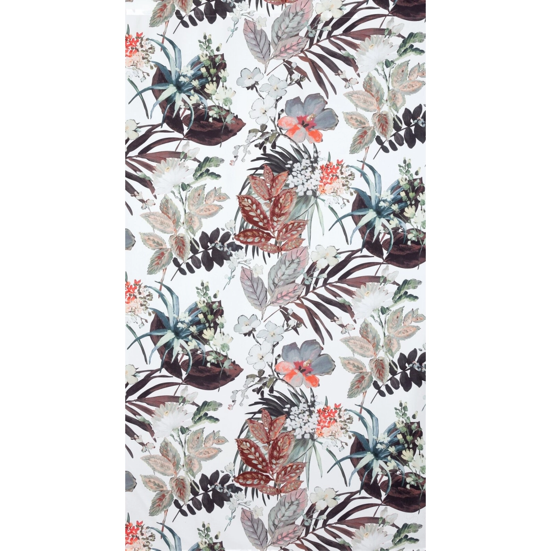 Záves 155x220 cm vodoodolný polyester biely, oranžový GARDEN