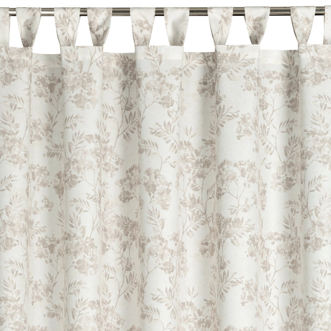 Závěs 155x240 cm voděodolný matný polyester krémově pudrový GARDEN