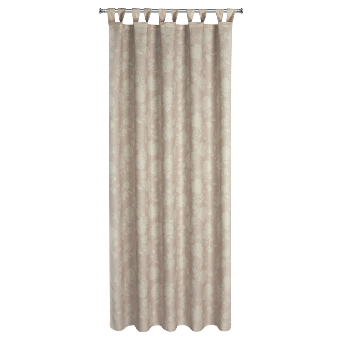 Voděodolný matný závěs 155x240 cm z polyesteru, pudrově krémový GARDEN