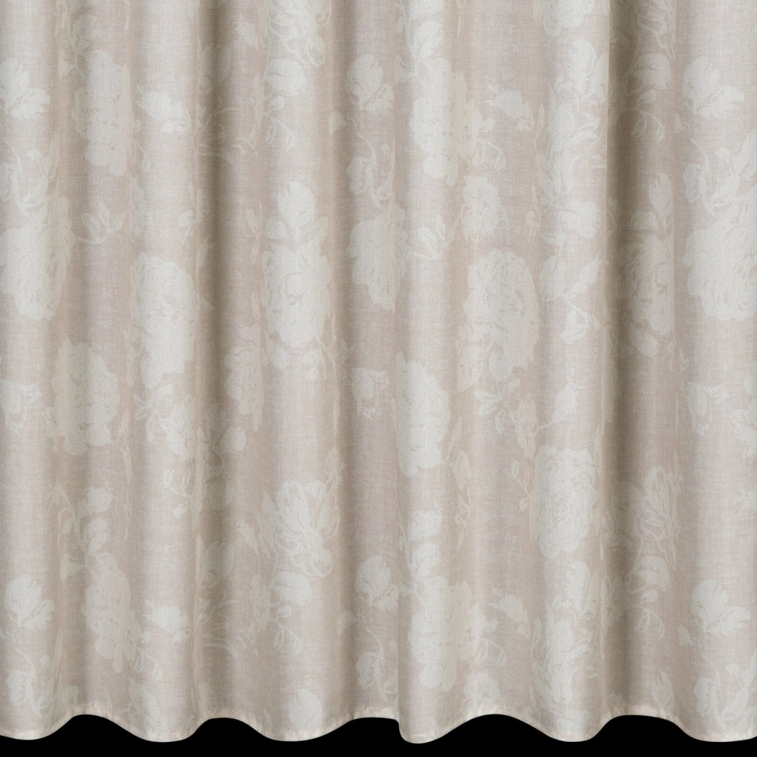 Voděodolný matný závěs 155x240 cm z polyesteru, pudrově krémový GARDEN