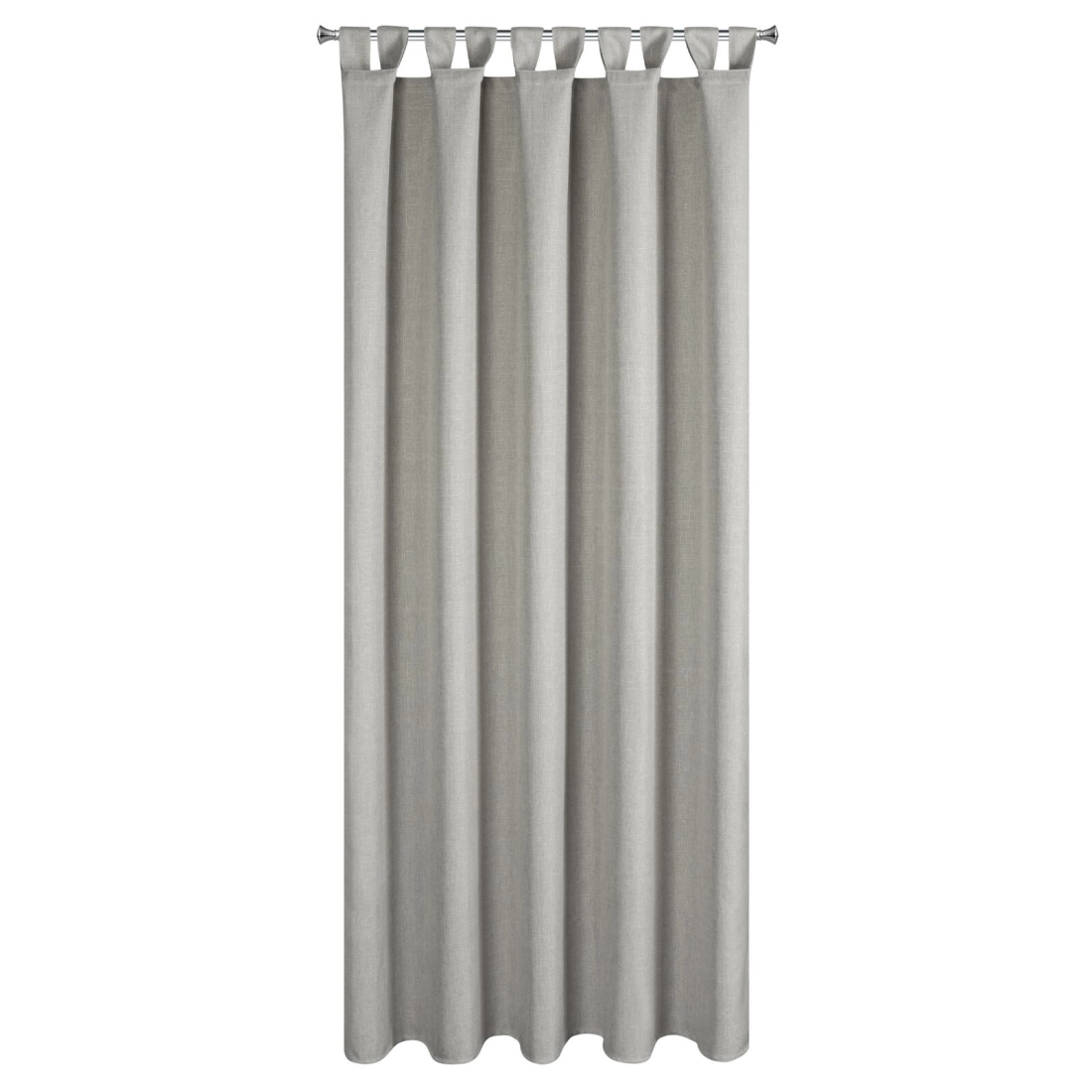 Voděodolný matný závěs 155x240 cm z polyesteru šedý GARDEN