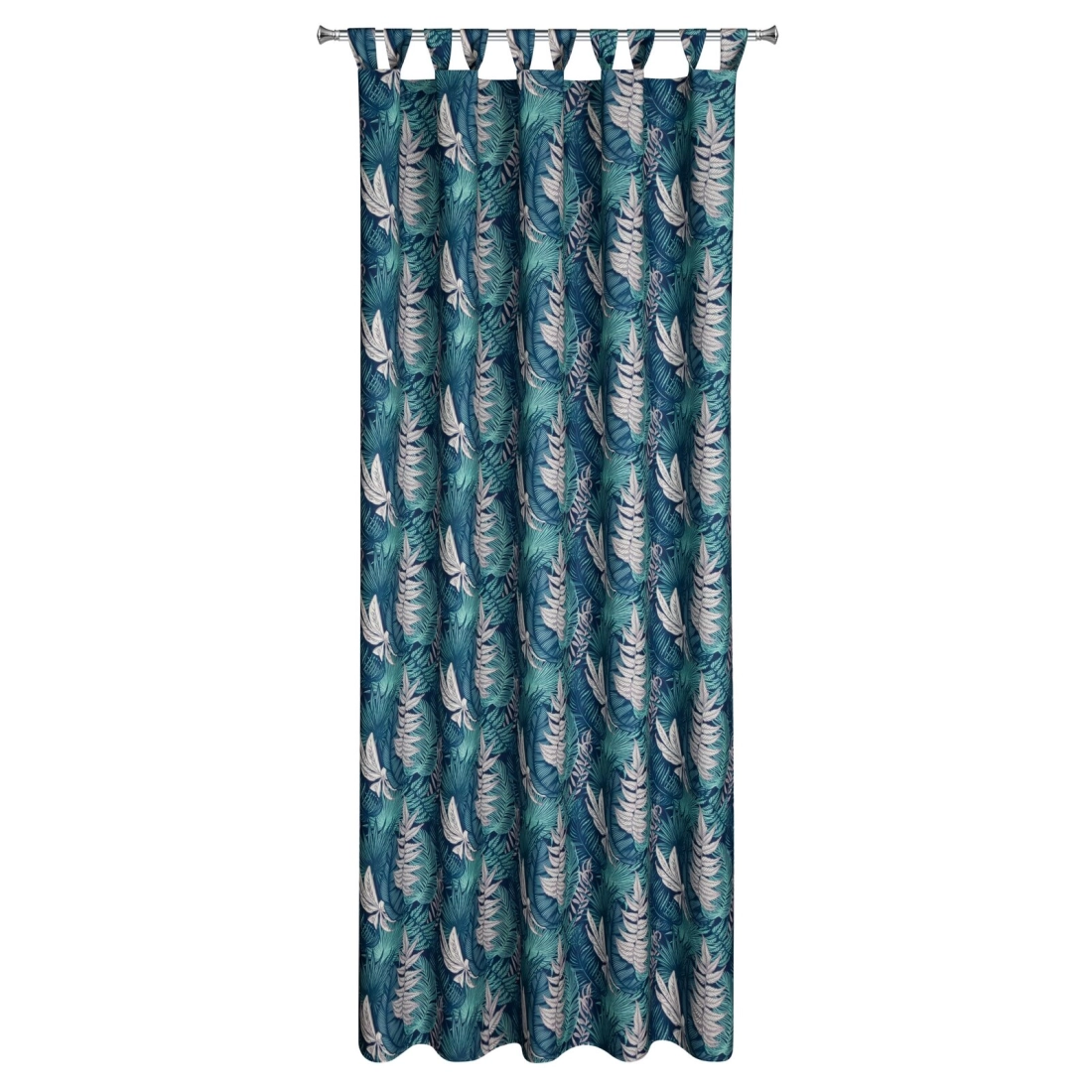 Závěs 155x240 cm voděodolný polyester tyrkysovo-mátový GARDEN