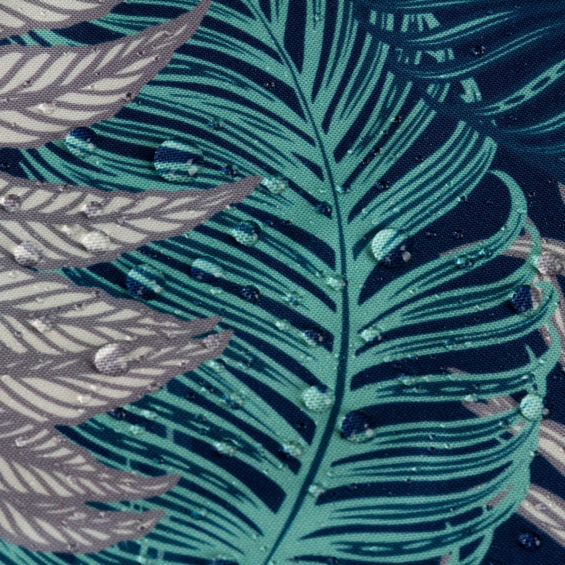 Závěs 155x240 cm voděodolný polyester tyrkysovo-mátový GARDEN