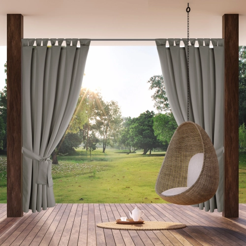 Záves 155x240 cm vodoodporný strieborný GARDEN 2