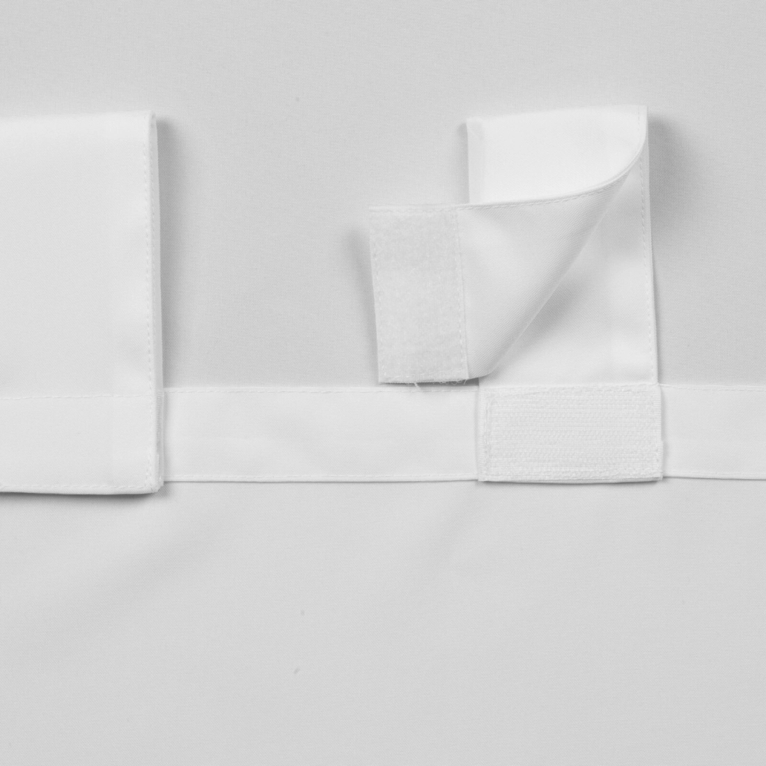 Závěs 155x260 cm voděodolný bílý matný polyester GARDEN