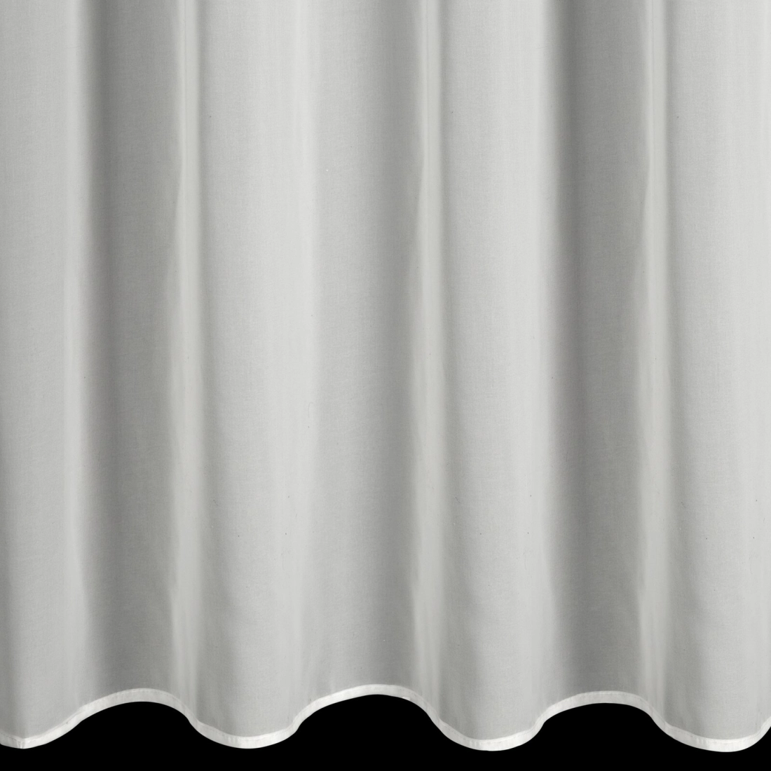 Záves 350x250 cm biely ružový na kovové krúžky ALORA