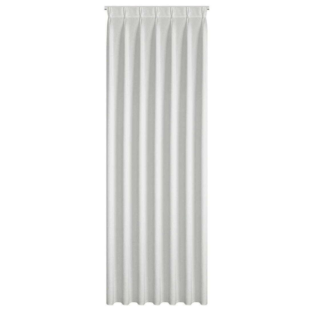 Záves 80x270 cm zamatový biely na riasiacu pásku MELANIE