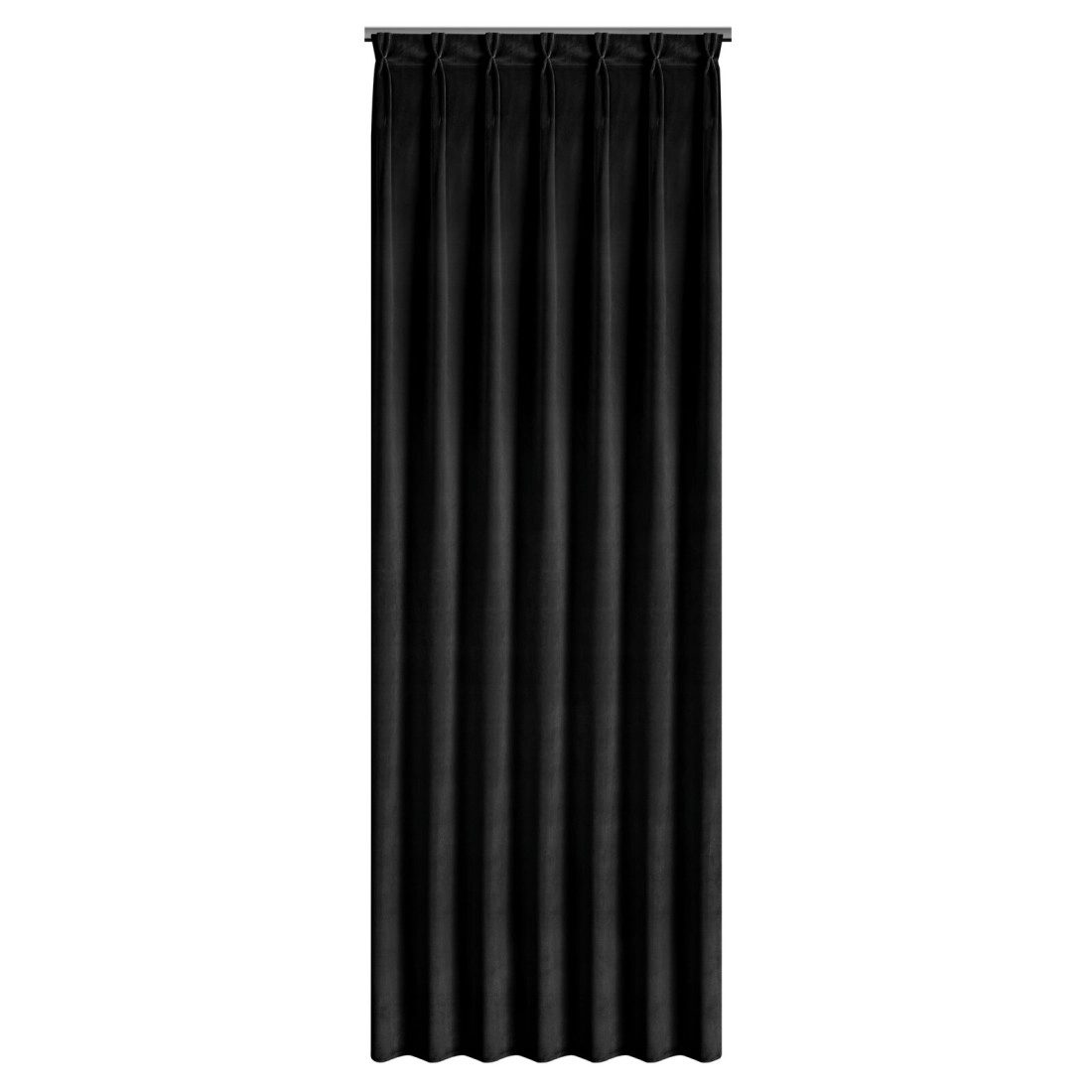 Sametový černý závěs 80x270 cm MELANIE