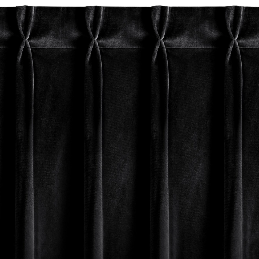 Sametový černý závěs 80x270 cm MELANIE
