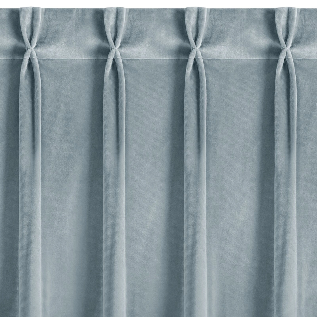 Záves 80x270 cm zamatový sivý MELANIE na riasiacu pásku