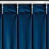 Závěs 80x270 cm sametový tmavě modrý na řasicí pásku MELANIE