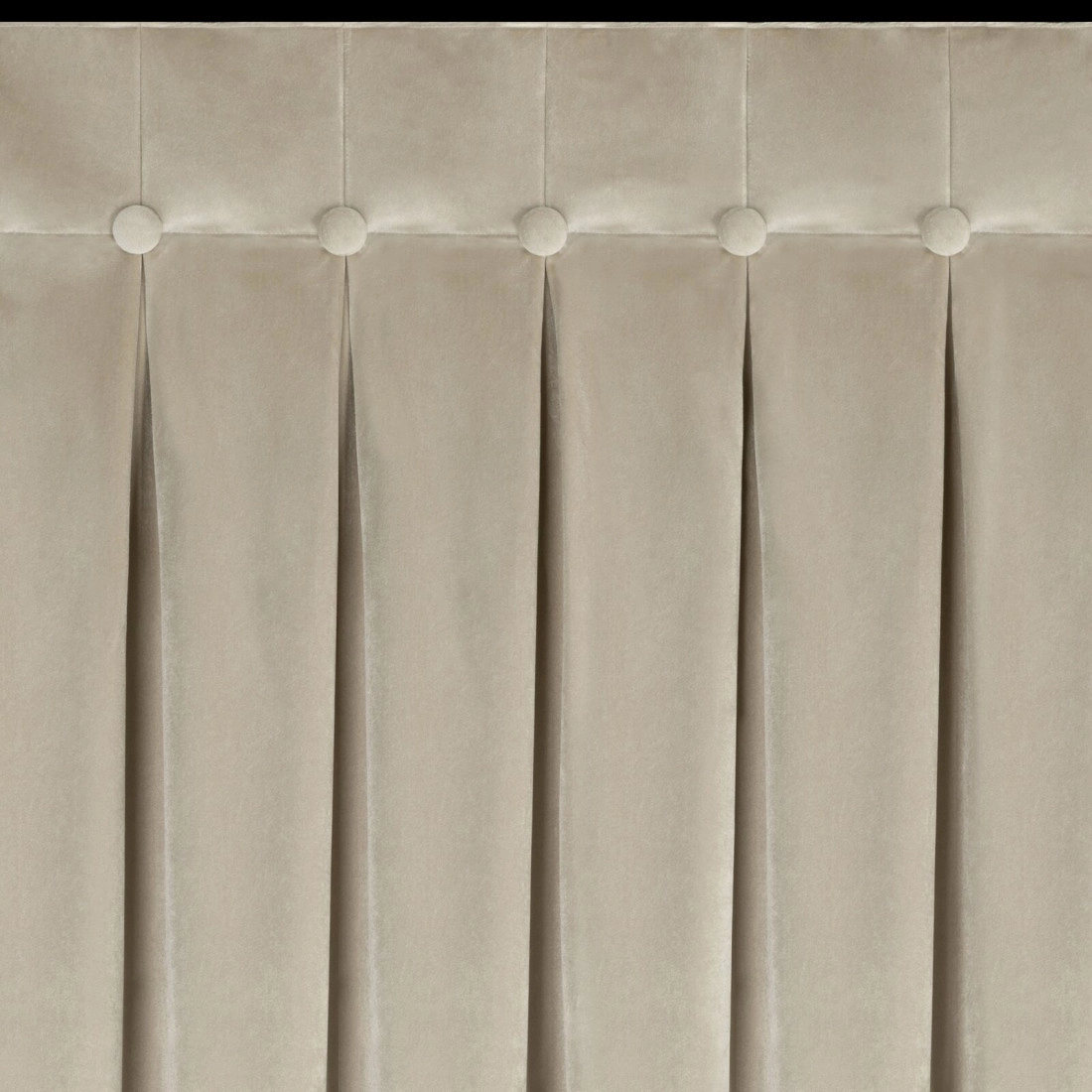 Záves 85x250 cm velúrový béžový na riasiacu pásku ALITA