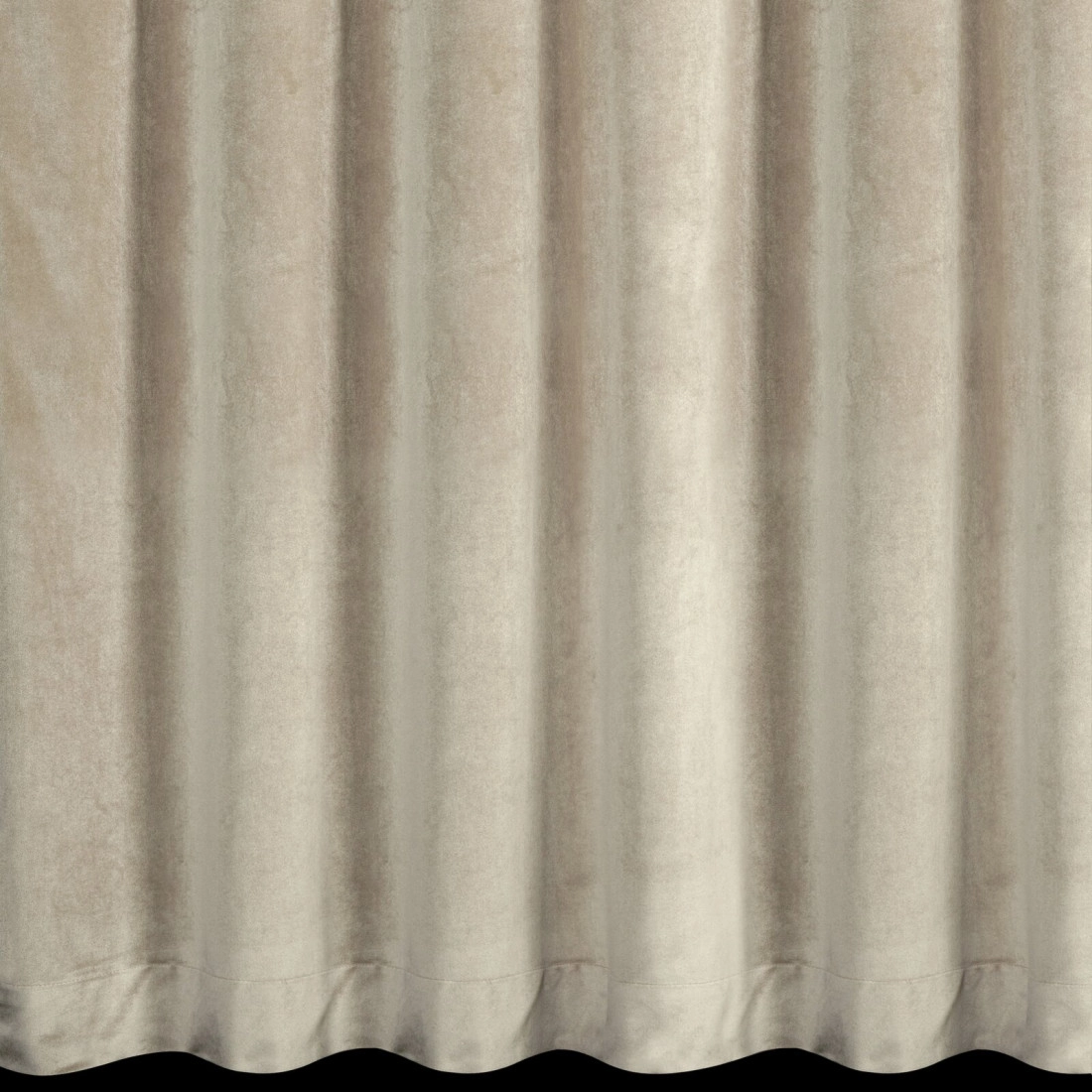 Záves 85x250 cm velúrový béžový na riasiacu pásku ALITA