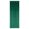 Velurový tmavě zelený závěs 85x250 cm na řasící pásku ALITA