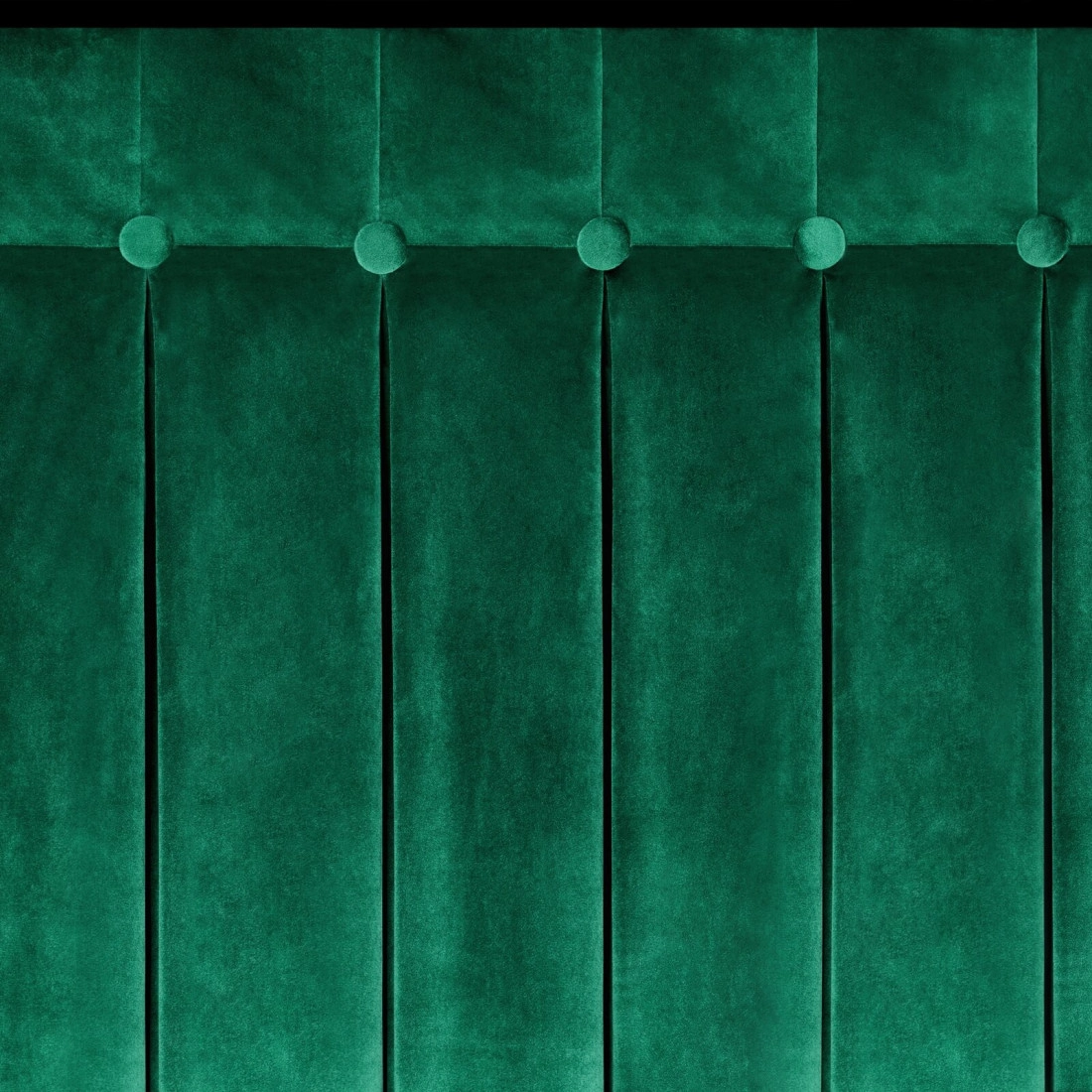 Velurový tmavě zelený závěs 85x250 cm na řasící pásku ALITA