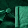 Velurový tmavě zelený závěs 85x250 cm na řasící pásku ALITA