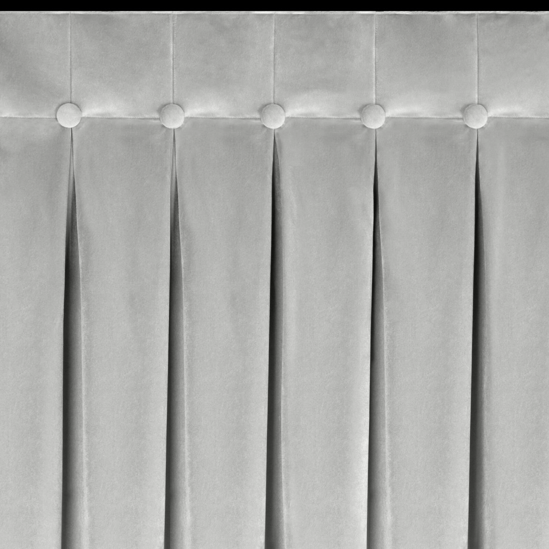 Záves 85x250 cm zamatový strieborný na riasiacu pásku so šnúrkami ALITA