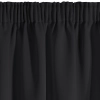 Záves blackout 140x270 cm polyester čierny na riasiacu pásku PARISA Design 91
