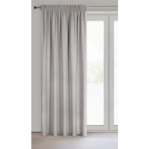 Závěs ERIS na řasící pásku 140x270 cm, tmavě béžový