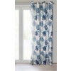 Záves na kovové krúžky MALTA 140x250 cm polyestr oxford, bielo-modrý
