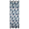 Záves na kovové krúžky MALTA 140x250 cm polyestr oxford, bielo-modrý